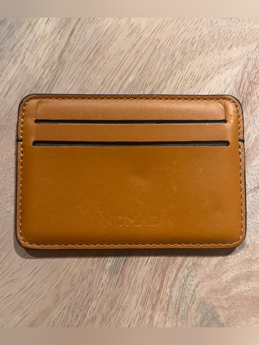 Nomad Horween Leather Card Wallet Brown